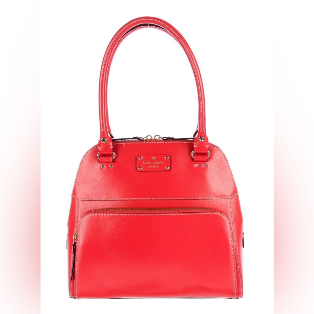 kate spade Wellesley small maeda bag in red leather